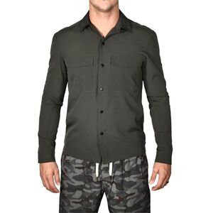 Vintage 1946 Men's Long Sleeve Metal Vent Shirt in olive color size XXL NWOT